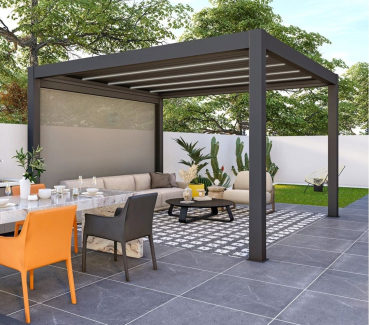 Preview: Sky Seitenrollo manuell 3m Anthrazit